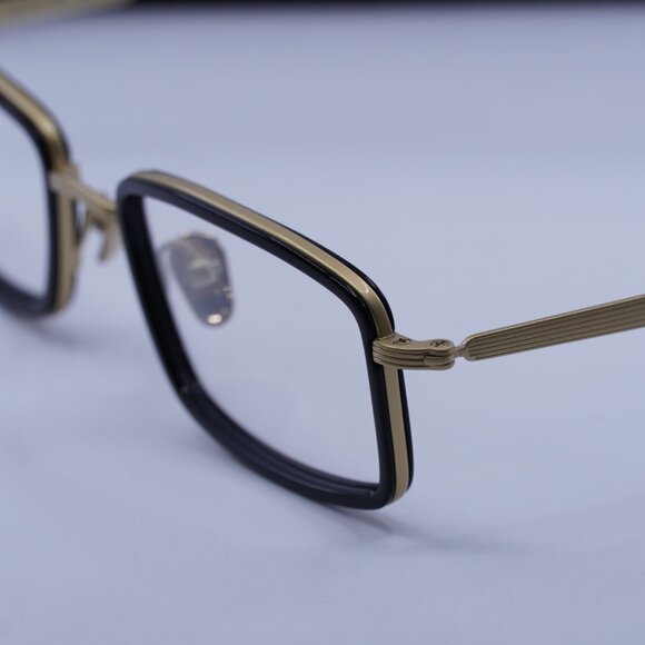 Maui Jim MJO2421 16B Rectangle Eyeglasses - Black/Gold 49mm - Picture 5 of 9